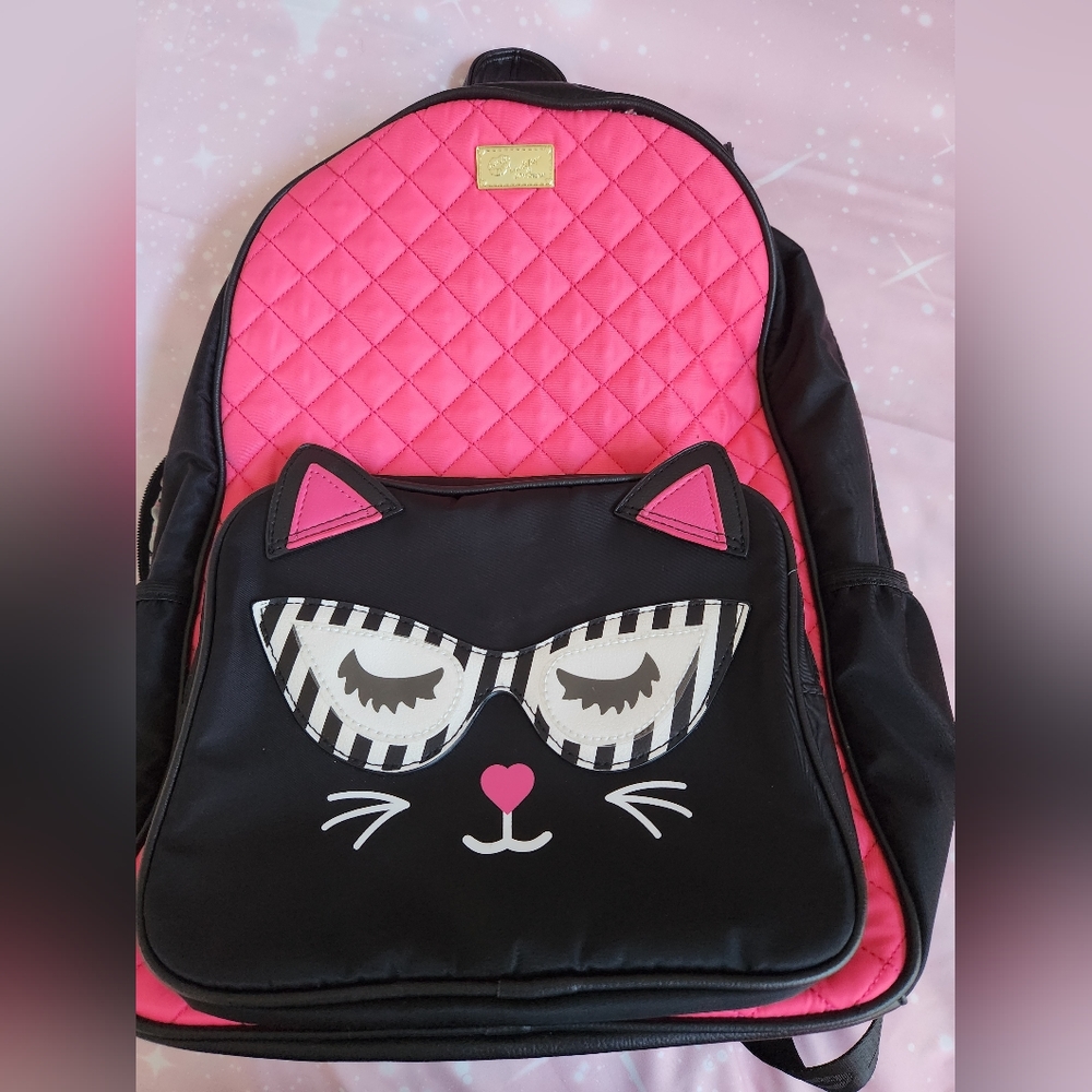 Betsey Johnson Cat Backpack